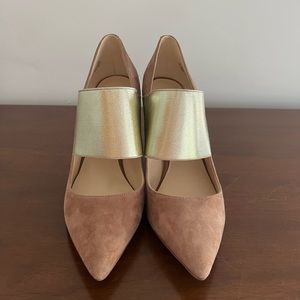 Nine West Gold Heels